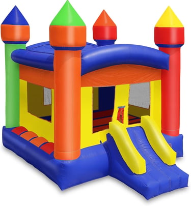 Cloud 9 Commercial Grade 13' x 13' Castle Bounce House - 100% PVC Bouncer