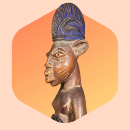 Zbyszek and Priscilla Plocki Ibeji Twin Figure of yoruba from Nigeria Ilorin 3