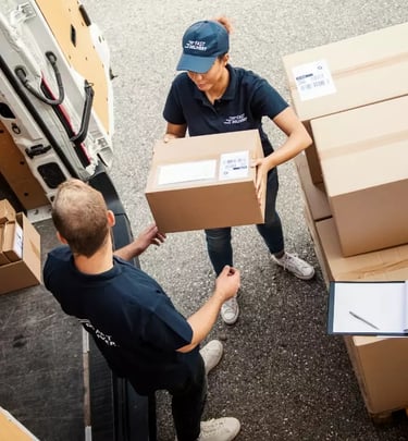 Furgoneta de reparto