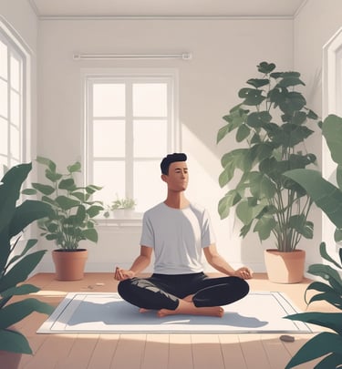 A spiritual altar is set up outdoors on a fluffy white surface with various crystals, a wooden board spelled 'ENERGIES' with wooden letters, tarot or oracle cards, a candle, and a bowl of pink Himalayan salt. Green foliage surrounds the setup, creating a serene and natural backdrop.