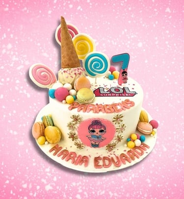 bolos de sonho personalised Ana Filipe kid's birthday