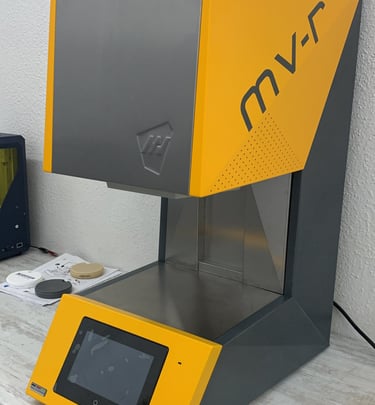 Horno propio de sinterizado para no alargar tiempos de trabajo