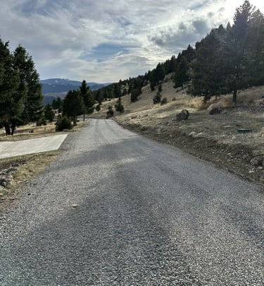 gravel driveway