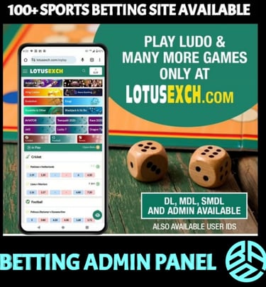 ONLINE CRICKET BETTING ID AVAILABLE DL MDL SMDL MASTER ID SUPER MASTER ID ADMIN ID AVAILABLE 