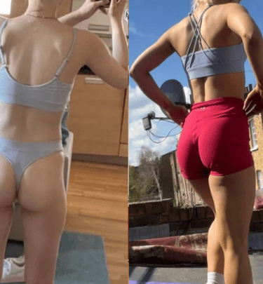Body transformation before and after