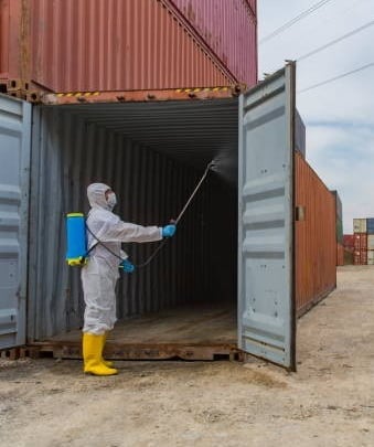 fumigasi container di pelabuhan indonesia