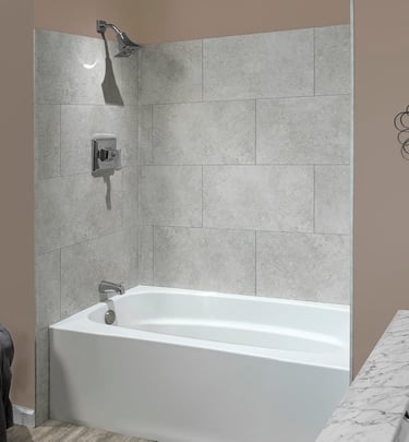 new bath tub install