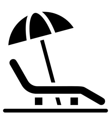 imagem cadeia praia, lazer