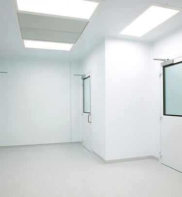 Clean room wall system for pharma manufacturing