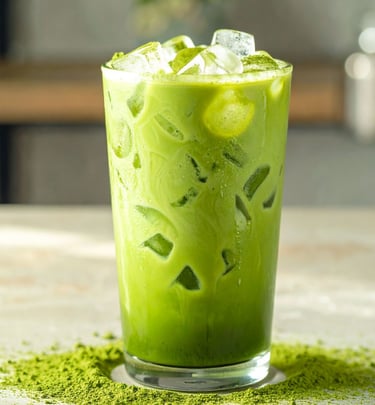 vibrant matcha powder for beverages