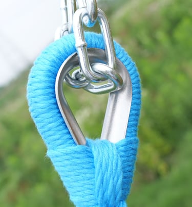 stainless steel hanging ring of saniwerke hammock chair