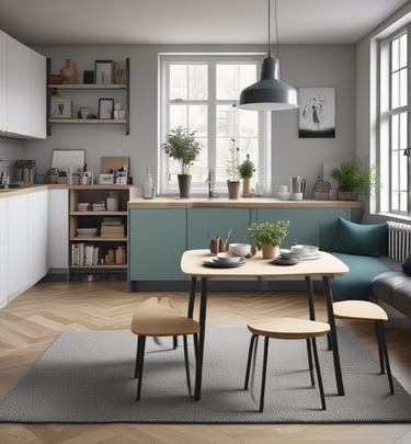 Unique metal and wood furniture piece showcasing craftsmanship and thoughtful design