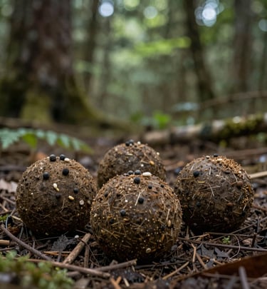 Volunteers carefully tending to native plants in a forest regeneration site