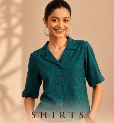 woman modern ethnic shirts tryshopy