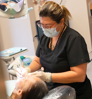 dentist in New York doing a crown in one day