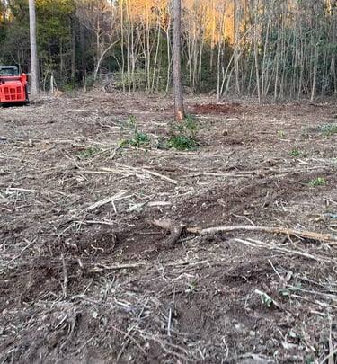 Brush mower results.