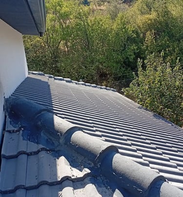 Fethiye kiremit çatı dere hattı onarımı