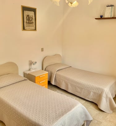 Camera doppia con letti separati nell’Appartamento da Cristina vicino ad Asiago e Bassano del Grappa