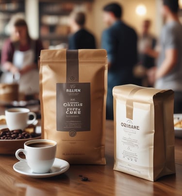 Close-up of a sleek modern gadget with neutral and vibrant color accents