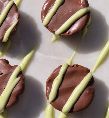 Filo krustader med recept Dubai Choklad