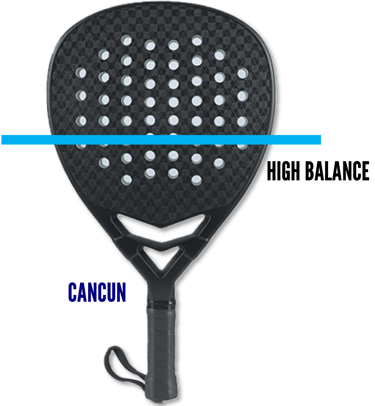 padel-vibes-diamond racket with high-balance