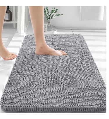 bathroom rug size 30x20 made of absorbent chenille