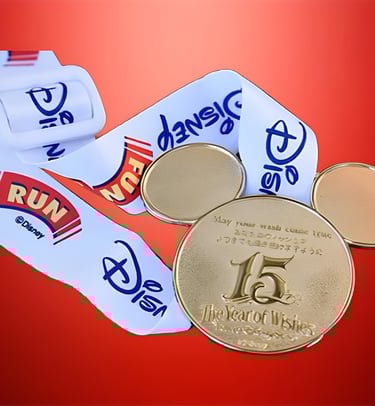 2016 Tokyo Disneyland Fun and Run Race Medal