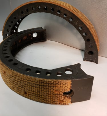 relined brake shoes 1907 Itala