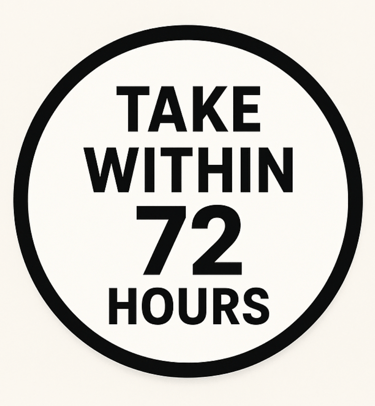 Take within 72 Hours