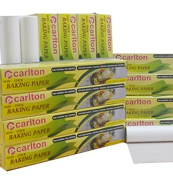 a stack of baking paper and parchment paper