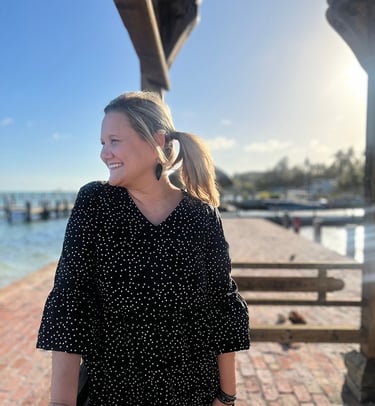 Erin Lair with Minnie's Travel Boutique pictured in the Florida Keys.