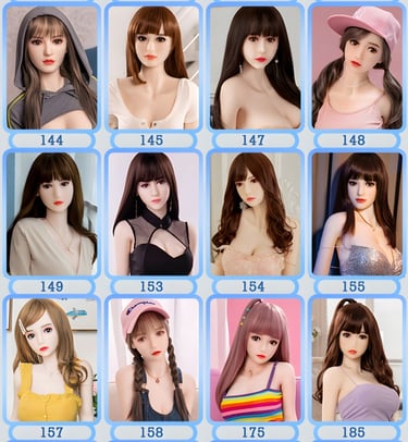 visage dolls TPE machoire articulee DDF