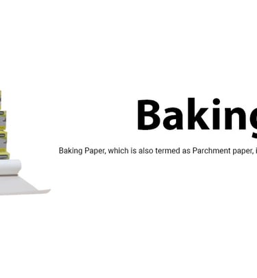 a stack of baking paper and parchment paper