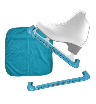 Kiarela Ice skate guards + towel teal