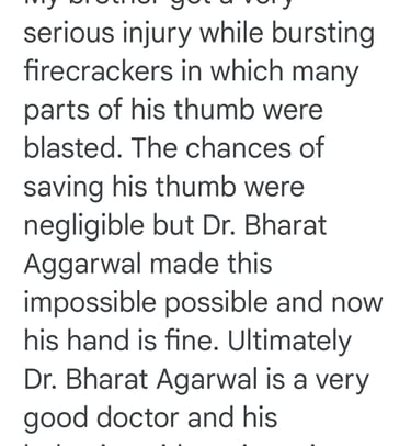 "Burn Cosmetic Aesthetic & Reconstructive Microsurgery Plastic surgery in Udaipur"