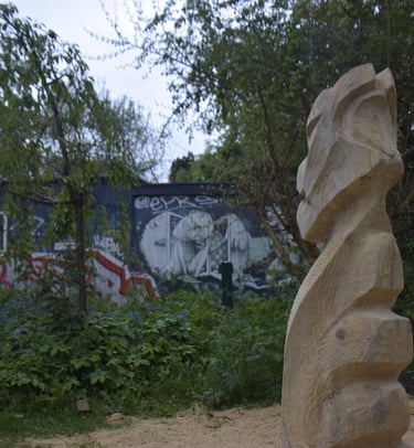 escultura de madera en christiania