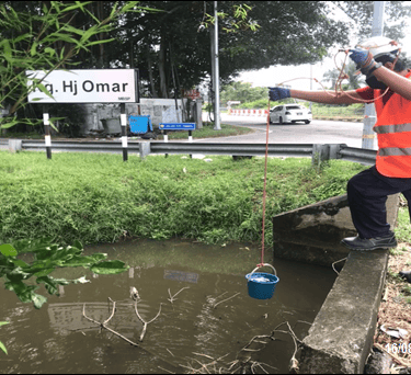 Water Quality Monitoring at project site