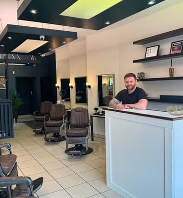 the mane crew reception area