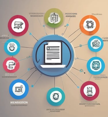 Mobile phone displaying a colorful, user-friendly app created by Navakar Digital.
