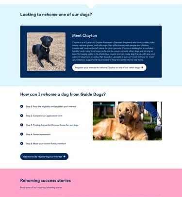 Rehoming journey