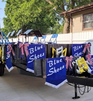 Blue Shoes Parade Truck 2024