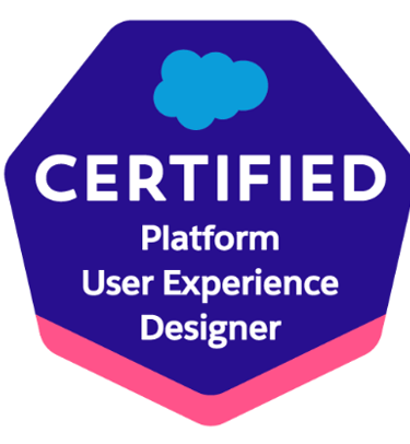 Platform User Experience Designer Certification Logo