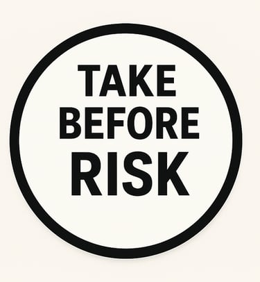 Take before risk in reference to Prep HIV medication