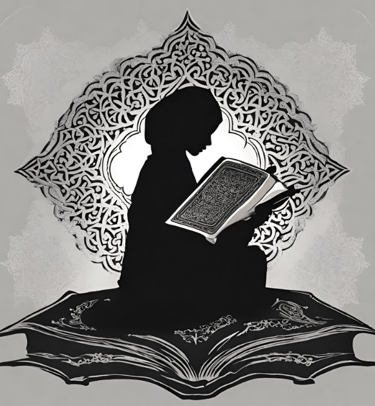 Woman reading Quran