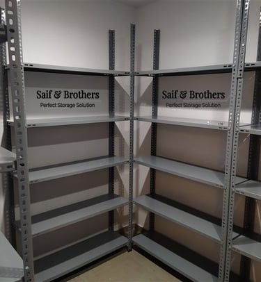 Slotted angle racks