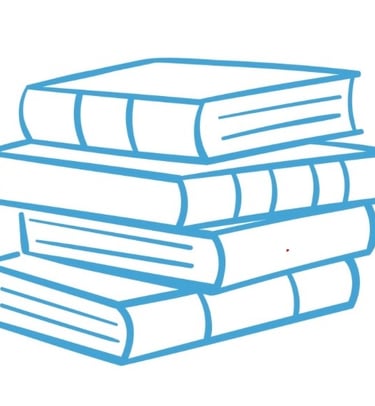 Stack of blue books icon representing extensive locksmith knowledge