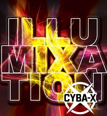 single cover with illumination written and the Cyba-x logo