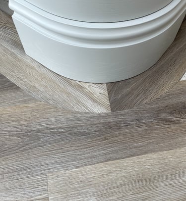 LVT Rounded Corner cutting