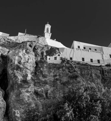 a church steeple with a steeple and a steeple
