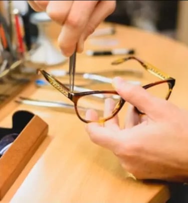Réparation de lunettes chez votre opticien